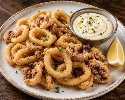 Calamares con Alioli
